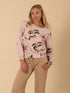 "Kimberly" Floral Print Sweatshirt